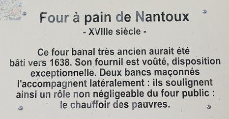 Four à pain, NANTOUX-1